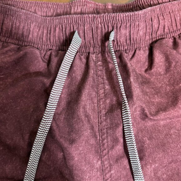Goodfellow & Co Mens Maroon Elastic Drawstring Swim Shorts M - Picture 11 of 11